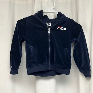 Fila Velour Jacket Size 4T